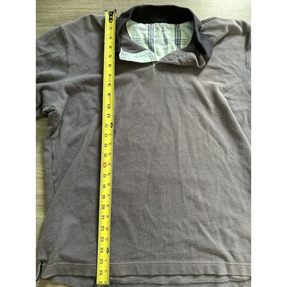 Vintage WOOLRICH Collar Shirt X-Large 3-Button Gray Short Sleeves 100% Cotton - Picture 3 of 5